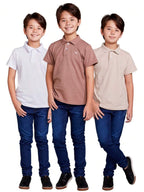 Kit 3 Polos Premium Infantil Daze