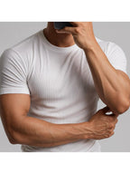 Camiseta Premium canelada masculina