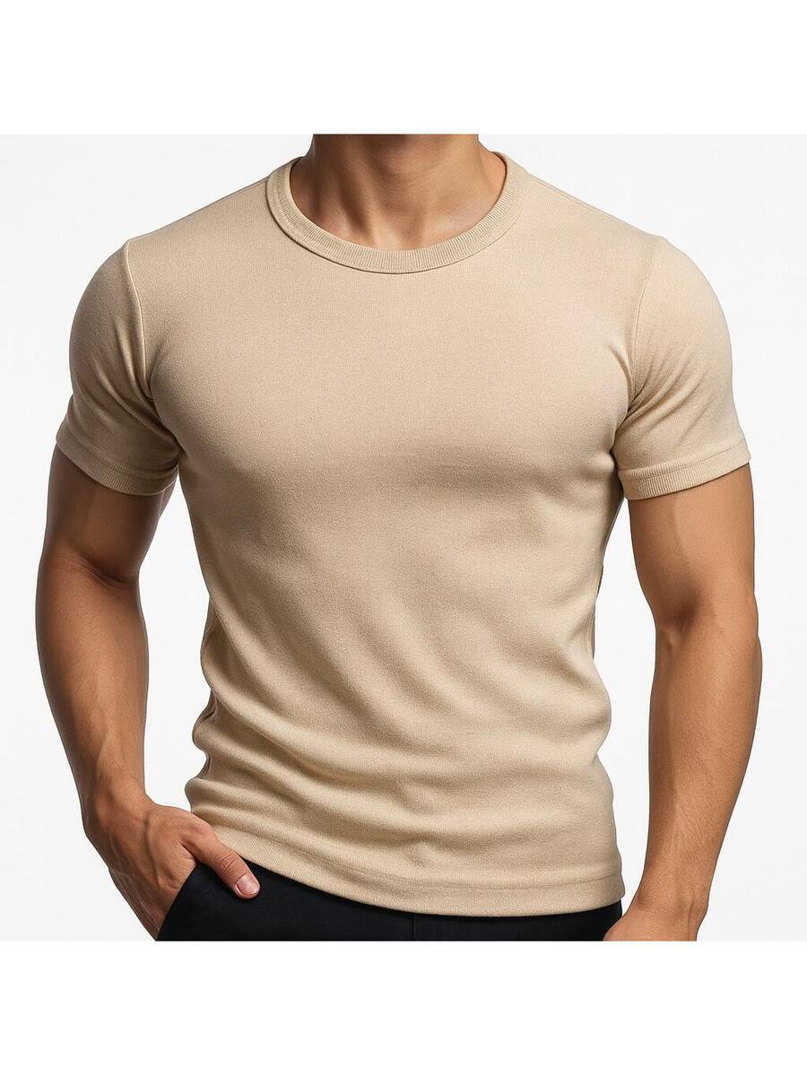Camiseta Premium canelada masculina