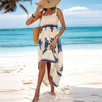 Vestido Longo Praia com Caimento Leve e Solto