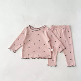 Conjunto Infantil Feminino Estampa de Bolinhas