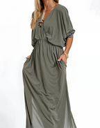 Vestido Verão - Decote em V (Verano 2025)