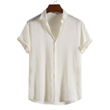 Camisa Masculina Casual Soft Linen