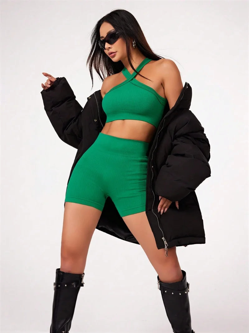 Conjunto de Yoga com 2 Peças + Brinde Exclusivo