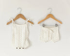 Conjunto Infantil Feminino Tricot