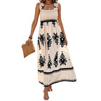 Vestido Longo Praia com Caimento Leve e Solto