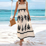 Vestido Longo Praia com Caimento Leve e Solto