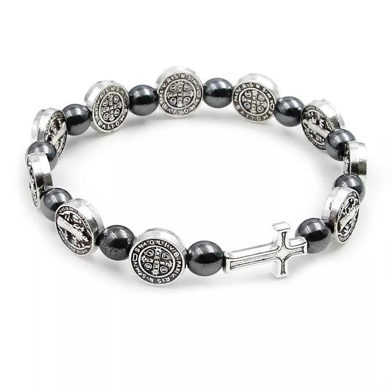 Pulseira Masculina São Bento Devocional